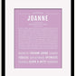 Frame Options | Lilac | Black Frame, Matted