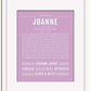 Frame Options | Lilac | White Frame, Matted