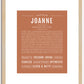 Joanne | Name Art Print