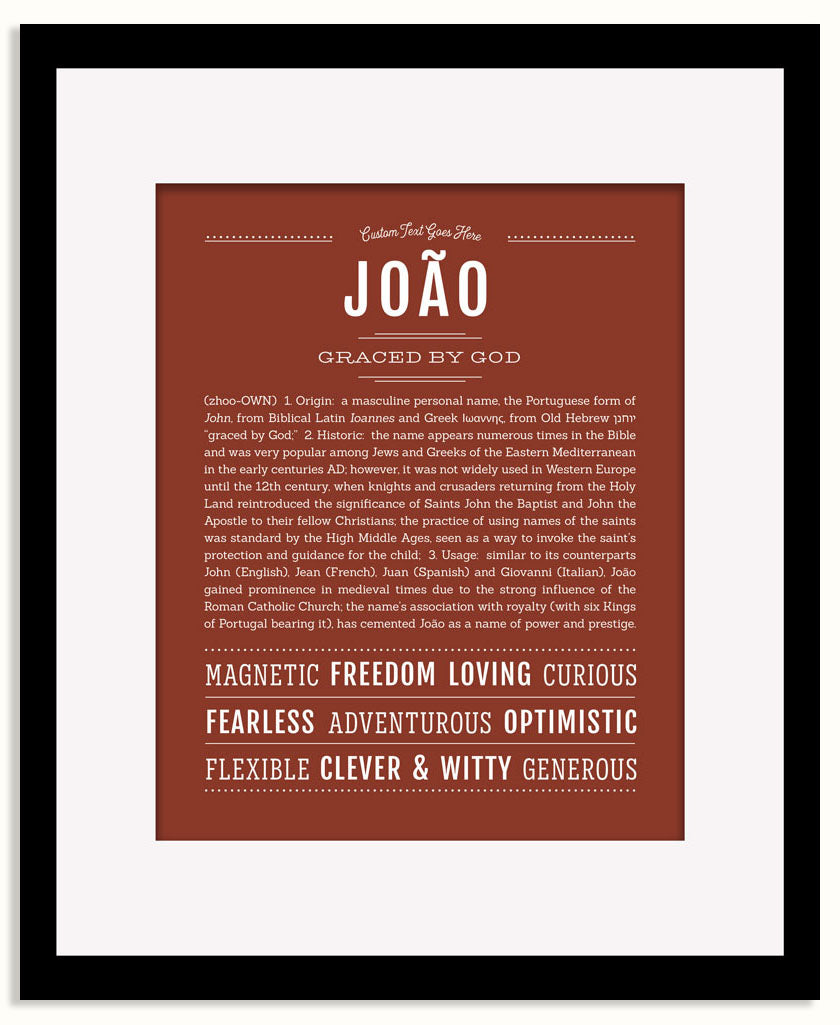 Frame Options | Bordeaux | Black Frame, Matted
