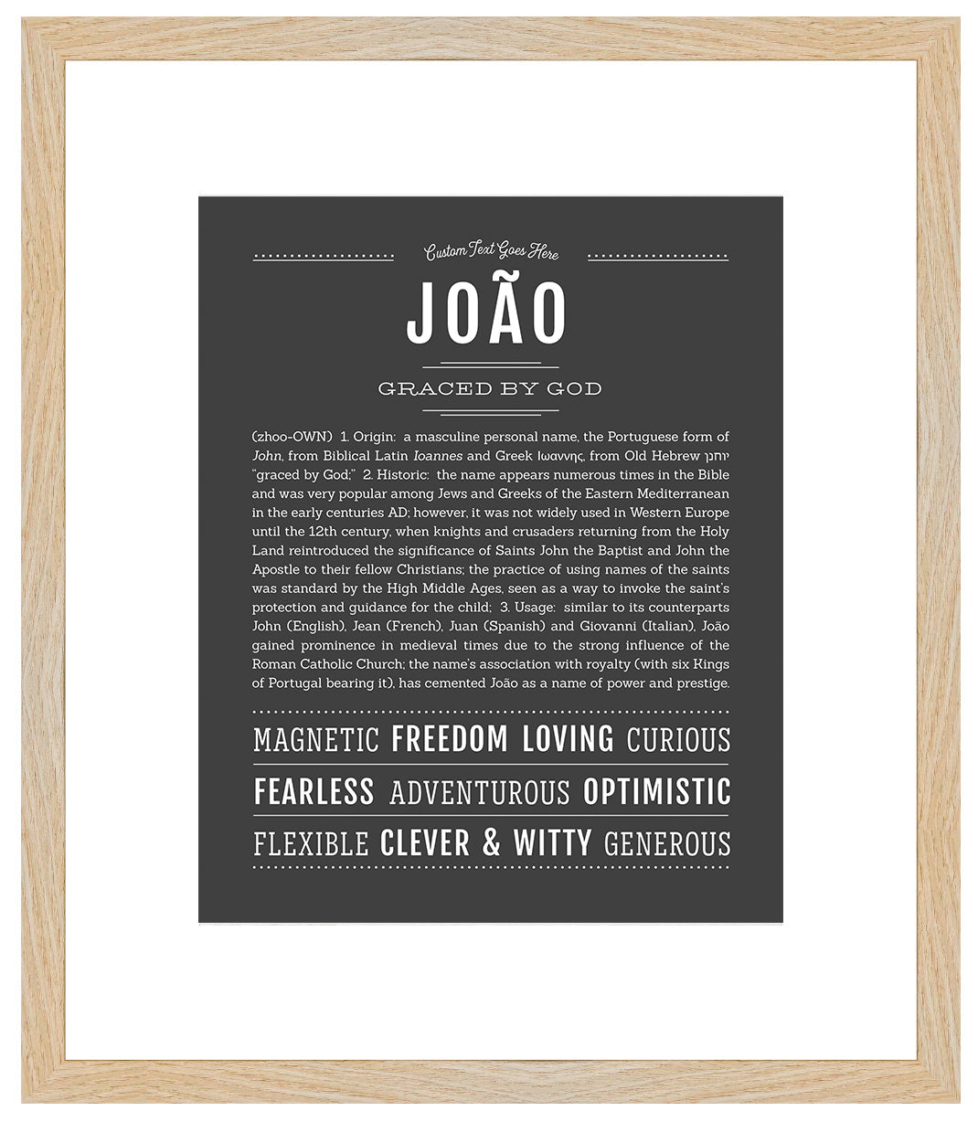 Frame Options | Charcoal Gray | Maple Frame, Matted