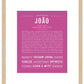 Frame Options | Dark Pink | Maple Frame, Matted