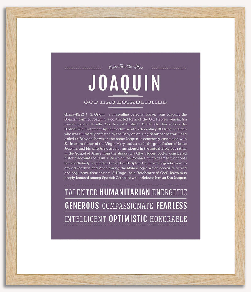 Joaquin | Name Art Print