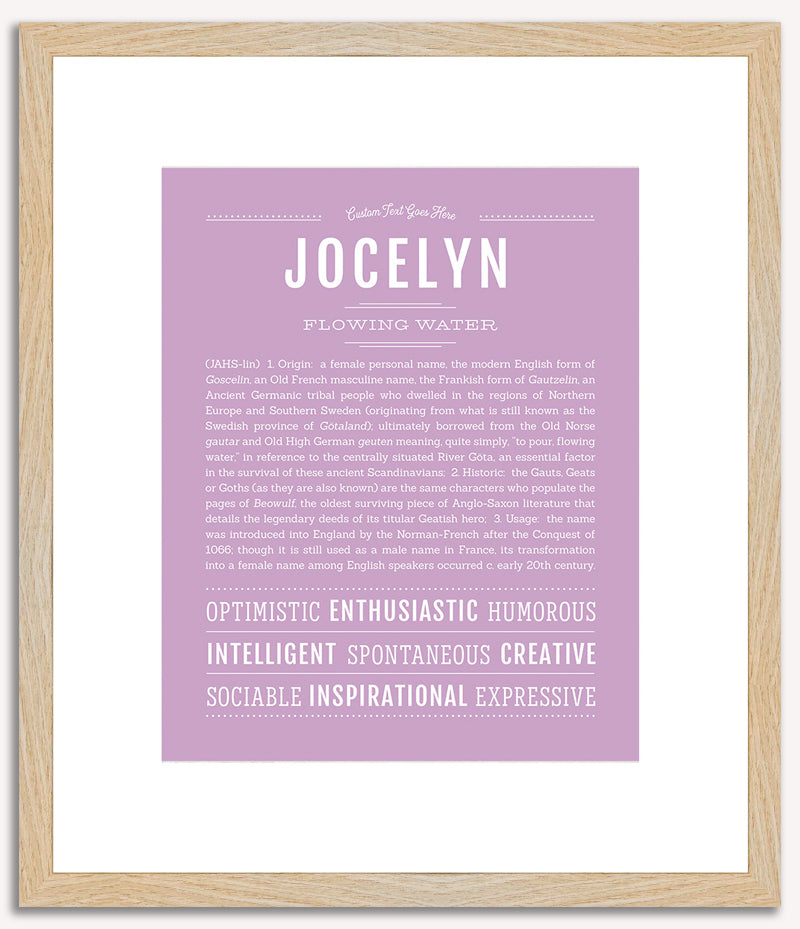 Jocelyn | Name Art Print