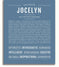 Jocelyn | Name Art Print – Name Stories