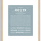 Jocelyn | Name Art Print