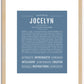 Jocelyn | Name Art Print