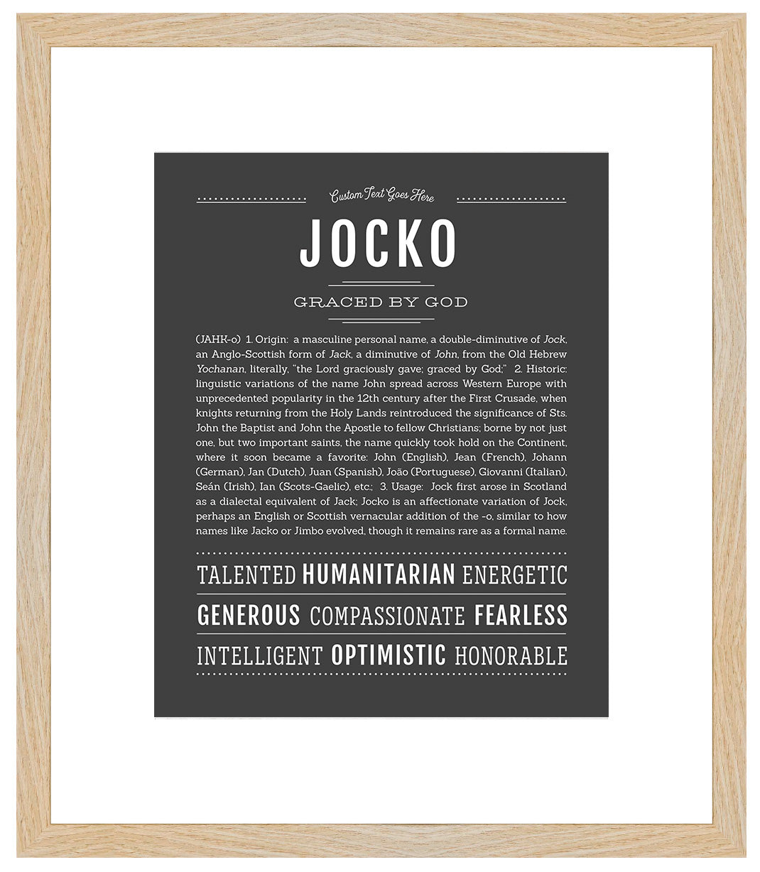 Frame Options | Charcoal Gray | Maple Frame, Matted