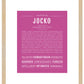 Frame Options | Dark Pink | Maple Frame, Matted