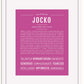 Frame Options | Dark Pink | White Frame, Matted