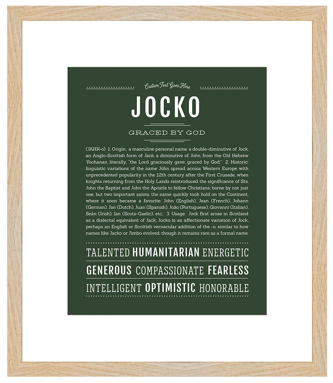 Frame Options | Deep Forest | Maple Frame, Matted