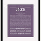 Frame Options | Deep Purple | Black Frame, Matted