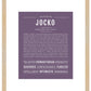 Frame Options | Deep Purple | Maple Frame, Matted