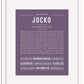 Frame Options | Deep Purple | White Frame, Matted