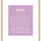 Frame Options | Lilac | Maple Frame, Matted