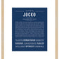 Frame Options | Midnight Blue | Maple Frame, Matted