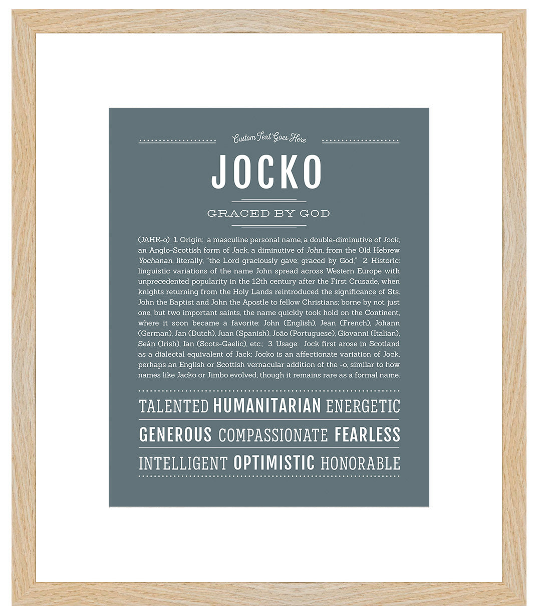 Frame Options | Night Rendezvous | Maple Frame, Matted