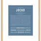 Frame Options | Steele Blue | Maple Frame, Matted