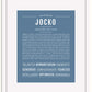 Frame Options | Steele Blue | White Frame, Matted