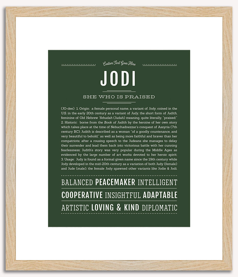 Jodi | Name Art Print