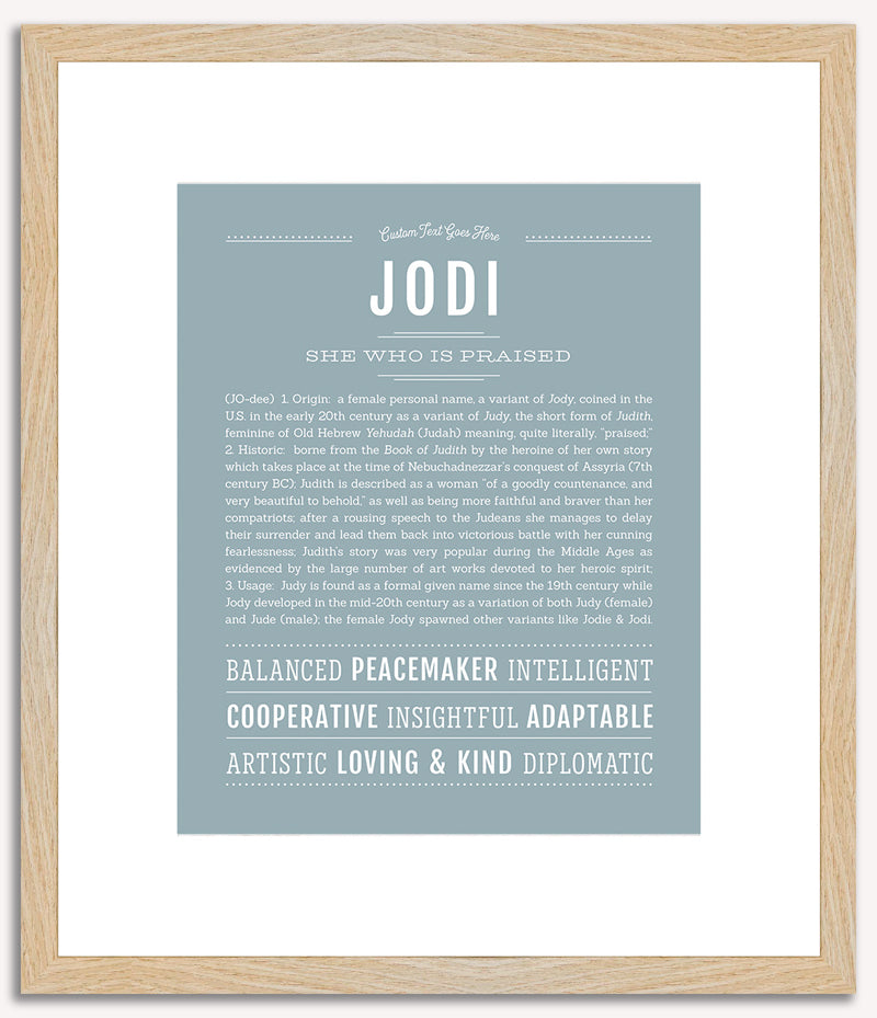 Jodi | Name Art Print