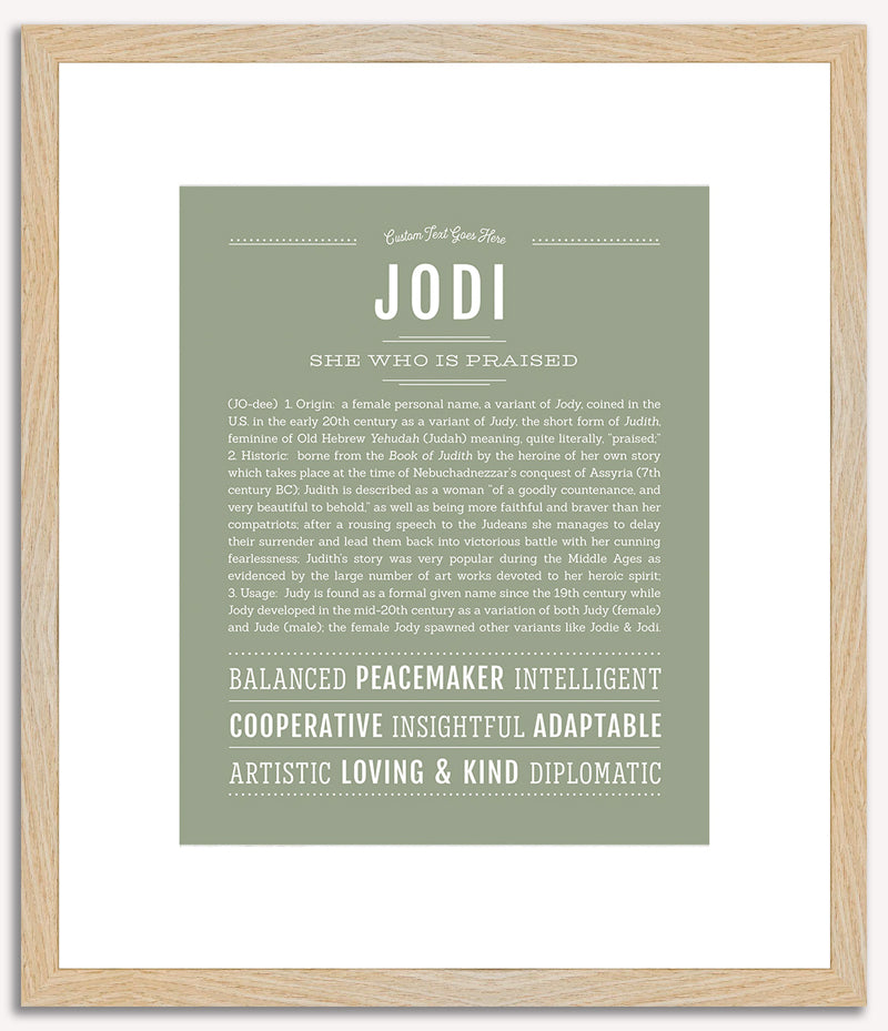 Jodi | Name Art Print