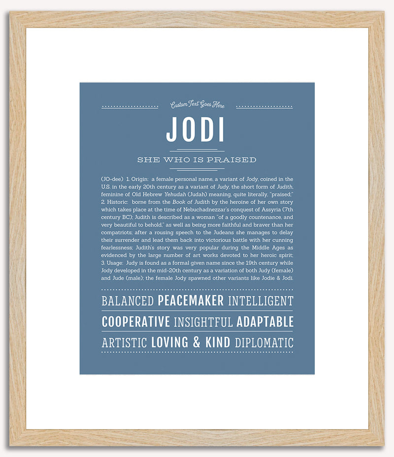 Jodi | Name Art Print