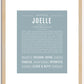 Joelle | Name Art Print