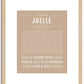 Joelle | Name Art Print