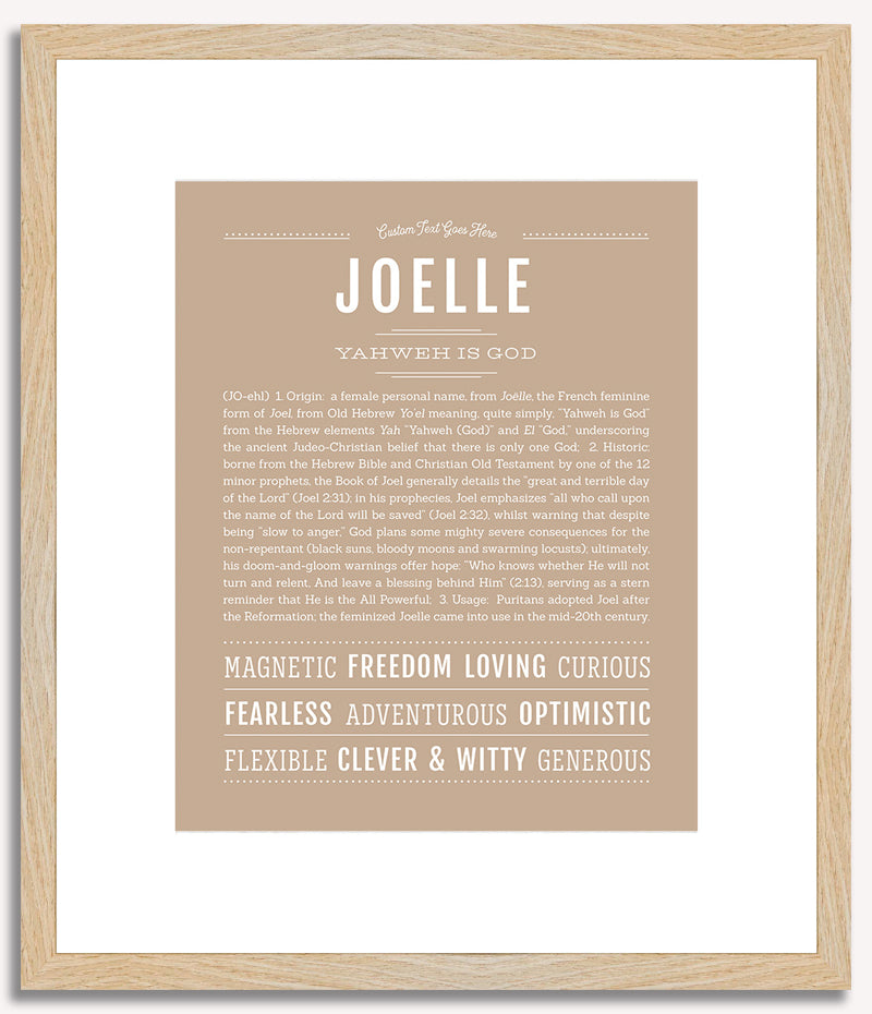 Joelle | Name Art Print