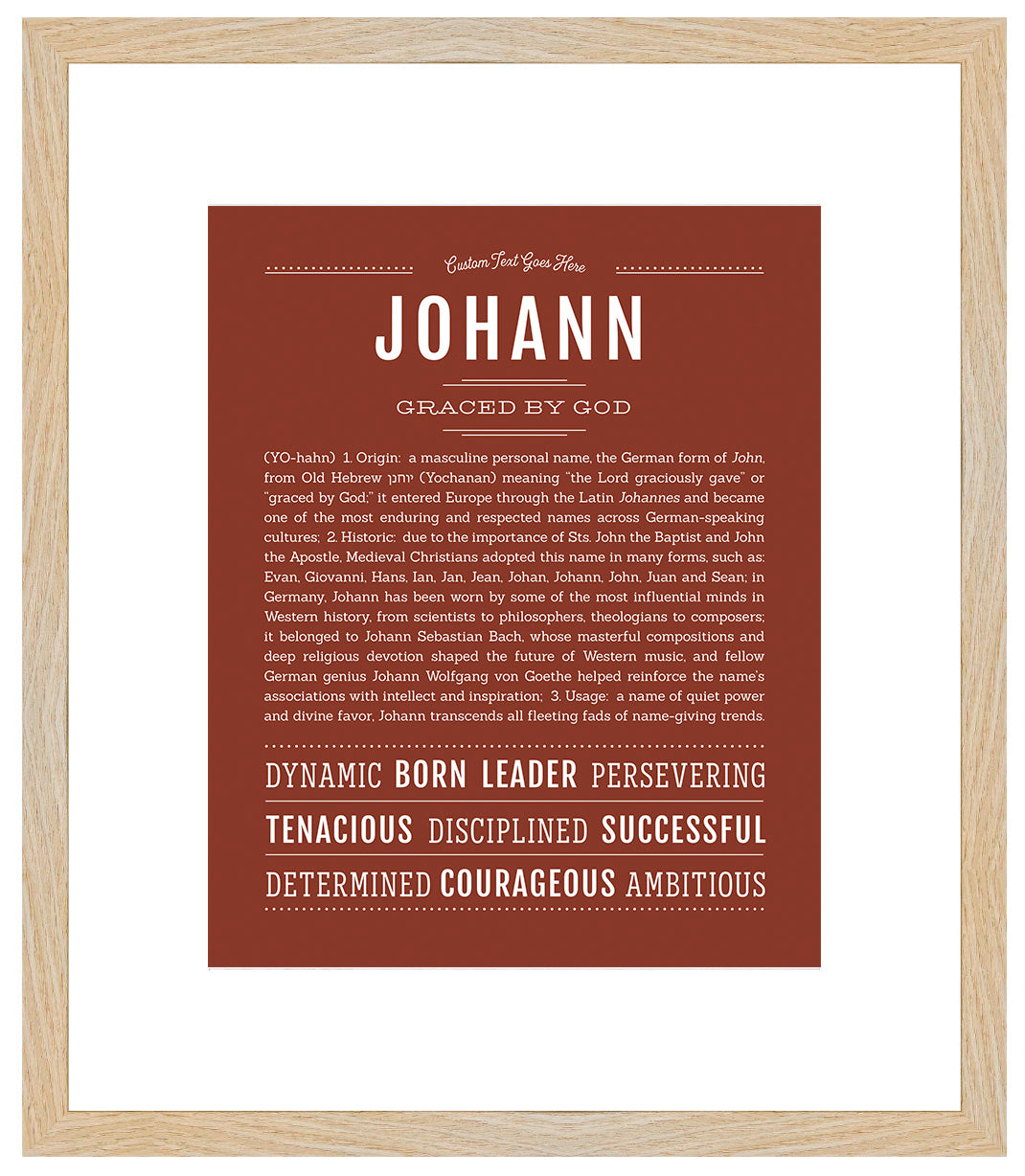 Frame Options | Bordeaux | Maple Frame, Matted
