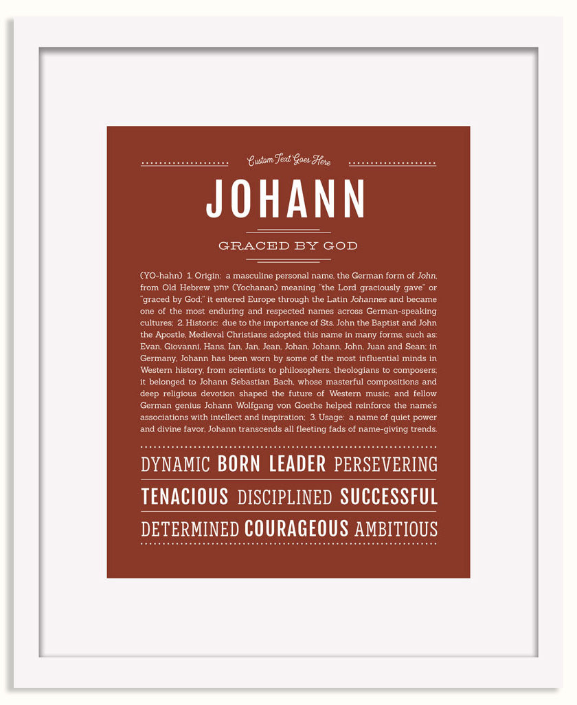 Frame Options | Bordeaux | White Frame, Matted