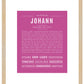 Frame Options | Dark Pink | Maple Frame, Matted