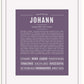 Frame Options | Deep Purple | White Frame, Matted