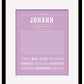 Frame Options | Lilac | Black Frame, Matted