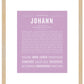 Frame Options | Lilac | Maple Frame, Matted