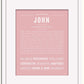 Frame Options | Dusty Rose | White Frame, Matted