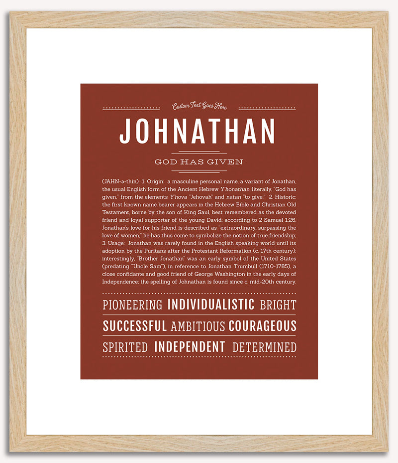 Johnathan | Name Art Print