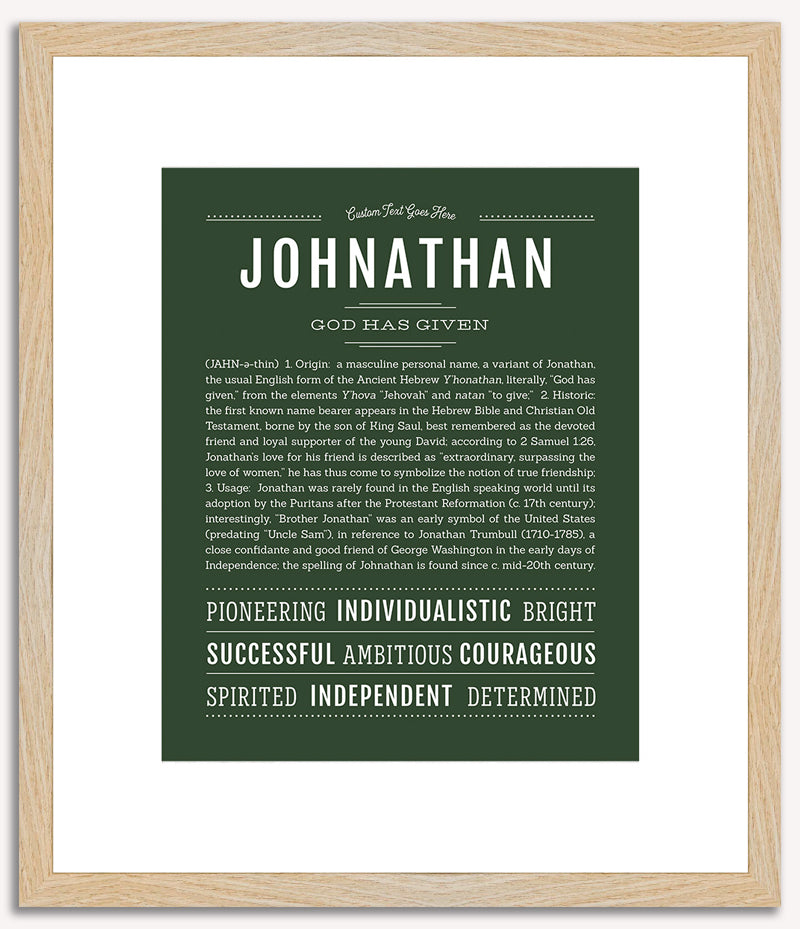 Johnathan | Name Art Print