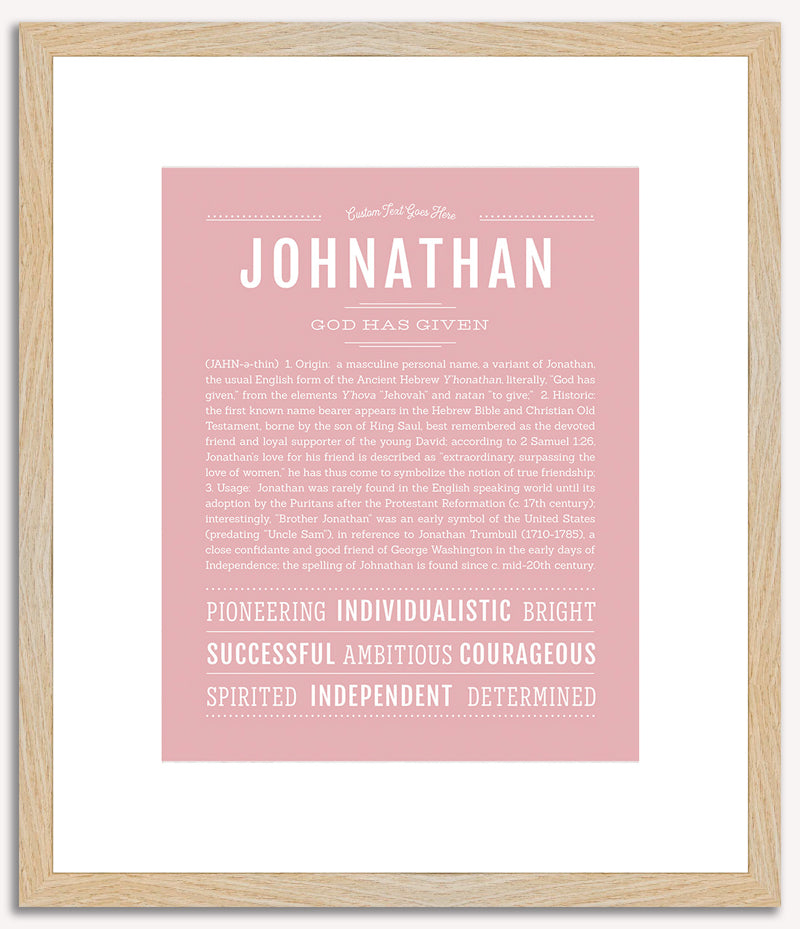 Johnathan | Name Art Print