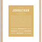 Johnathan | Name Art Print