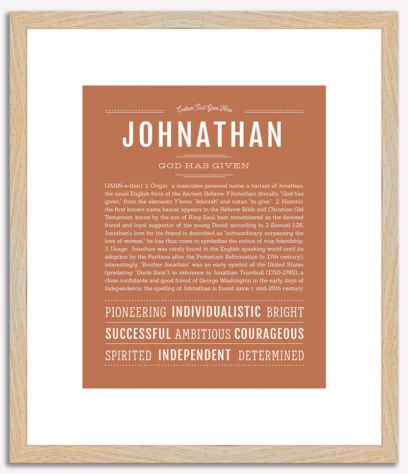 Johnathan | Name Art Print