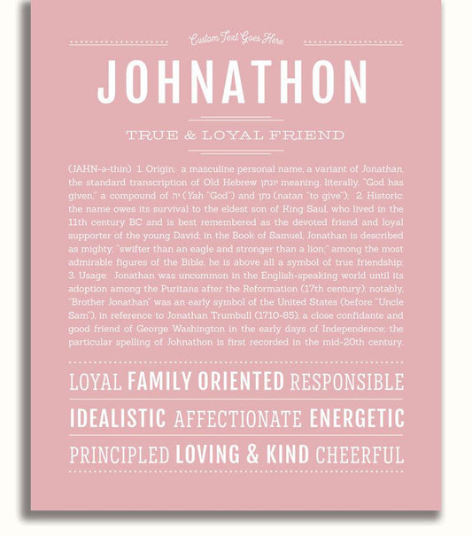 Frame Options | Dusty Rose | No Frame