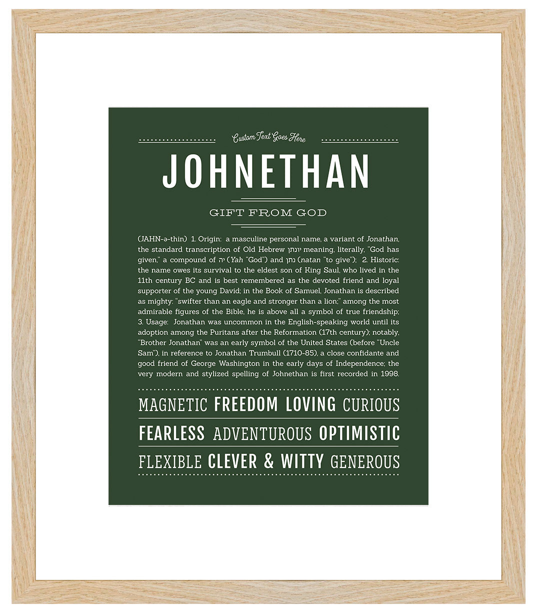 Frame Options | Deep Forest | Maple Frame, Matted