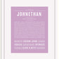Frame Options | Lilac | White Frame, Matted