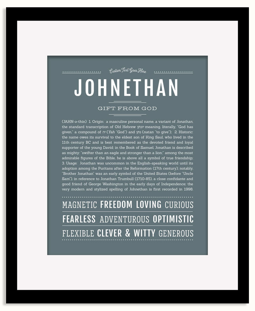Frame Options | Night Rendezvous | Black Frame, Matted