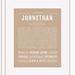 Frame Options | Tan | White Frame, Matted