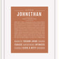 Frame Options | Terra Cotta | White Frame, Matted