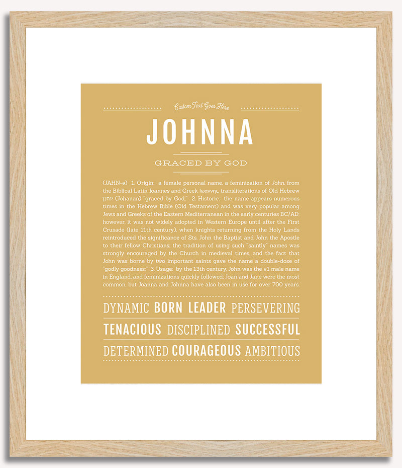 Johnna | Name Art Print