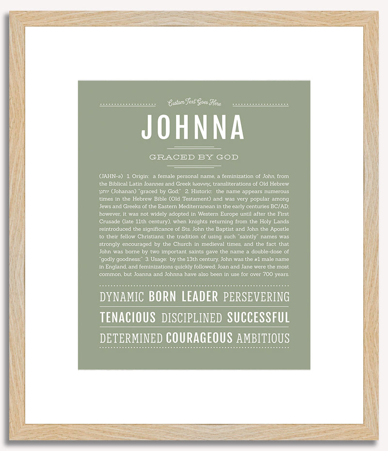 Johnna | Name Art Print